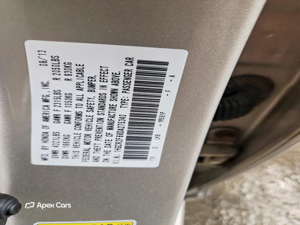 Honda Accord 2013