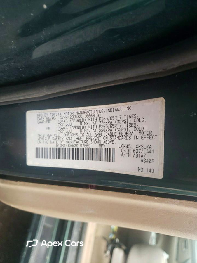 Toyota Sequoia 2003