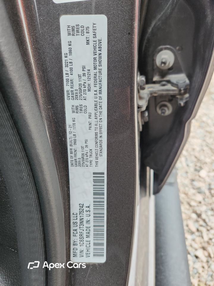 RAM 1500 2022