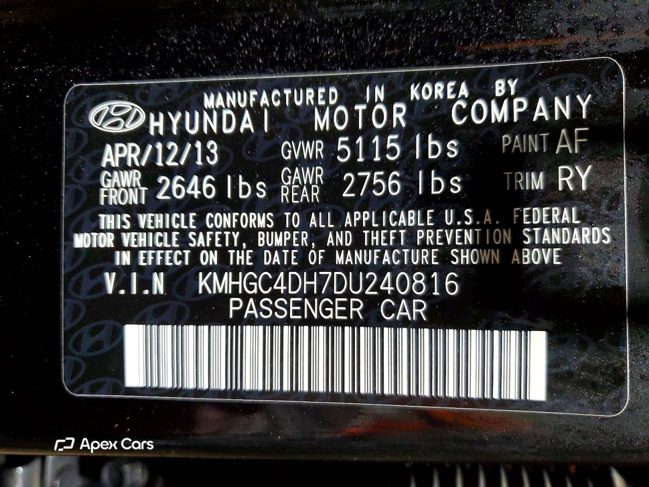 Hyundai Genesis 2013
