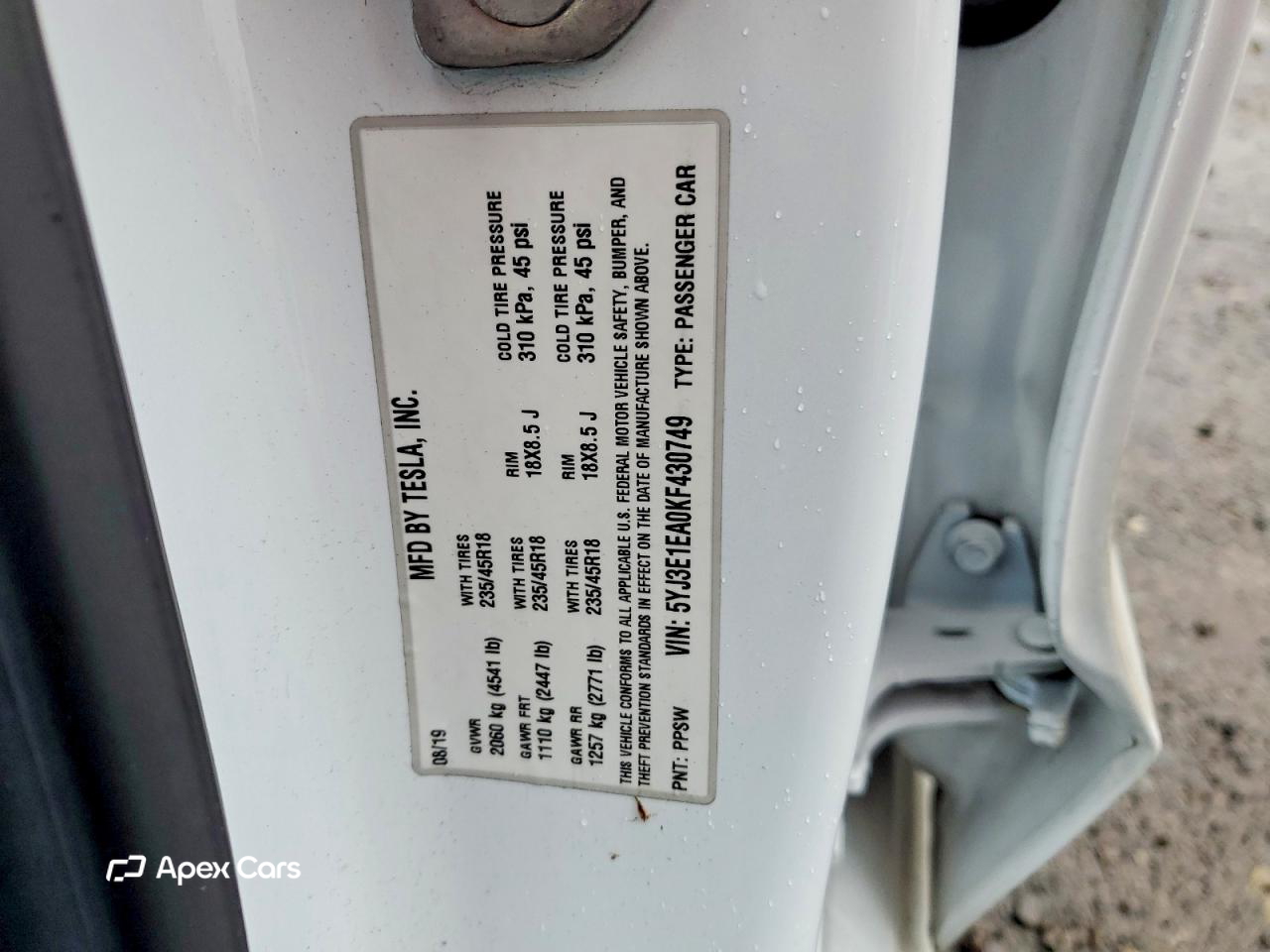 Tesla Model 3 2019