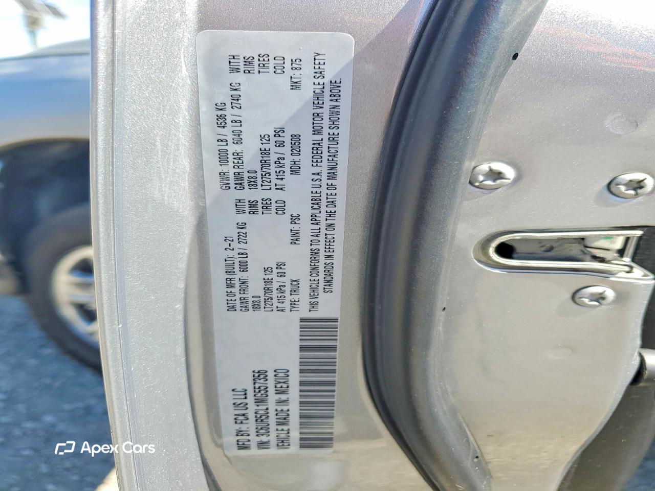 RAM 2500 2021
