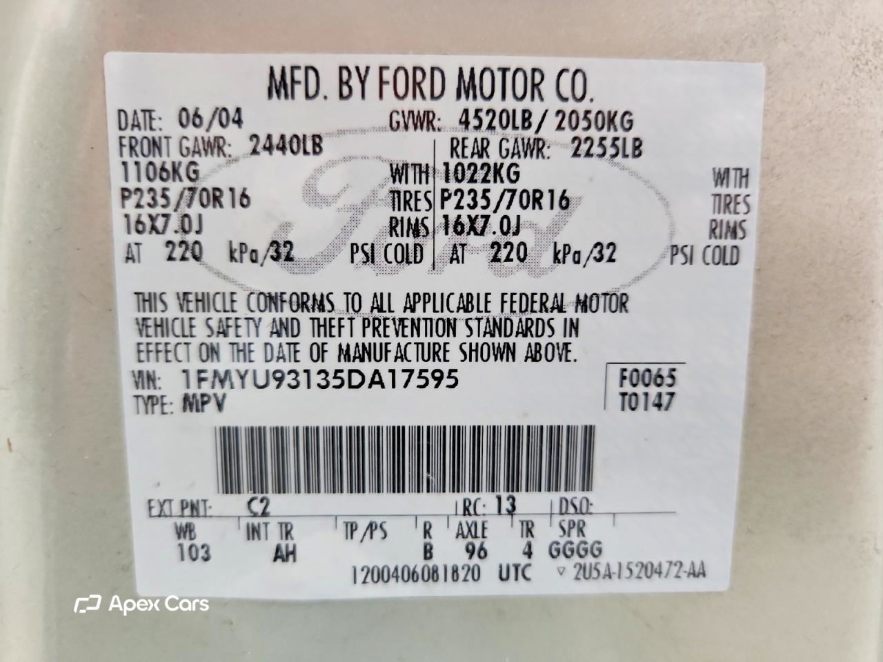 Ford Escape 2005