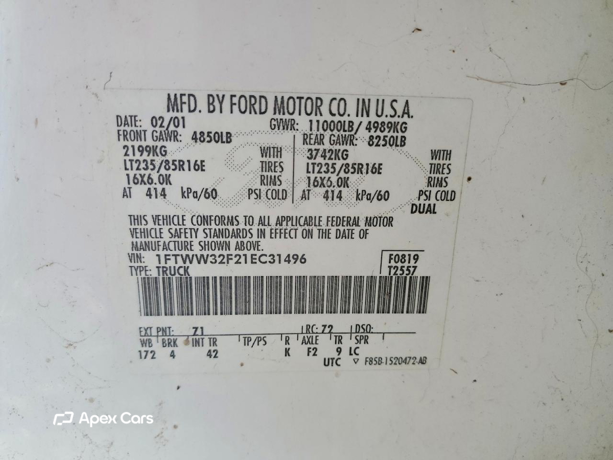 Ford F350 2001