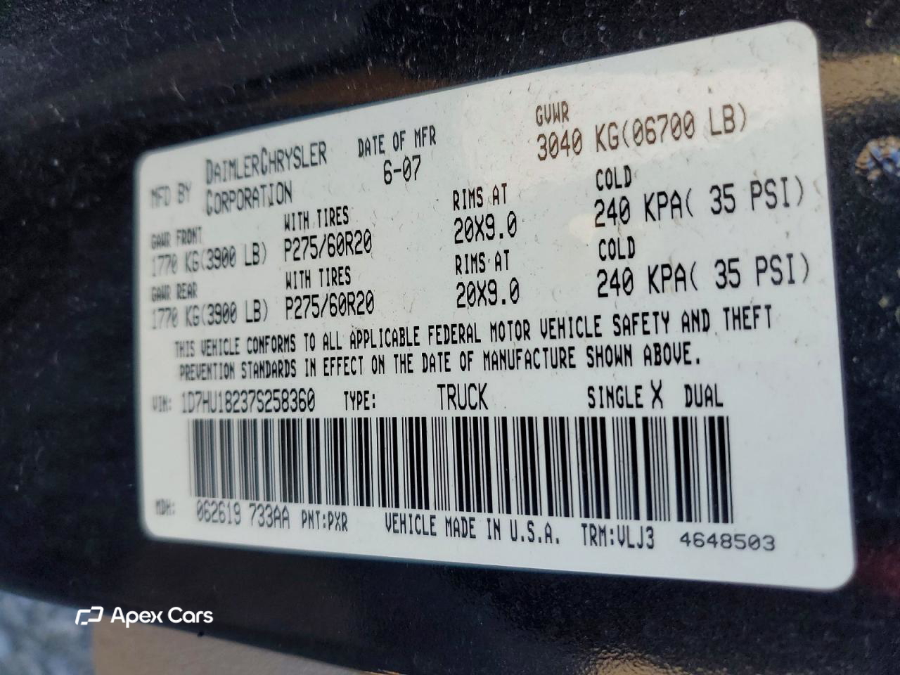 Dodge RAM 2007