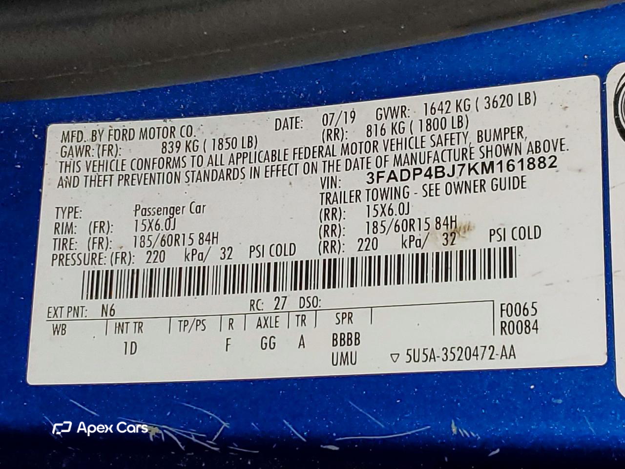Ford Fiesta 2019