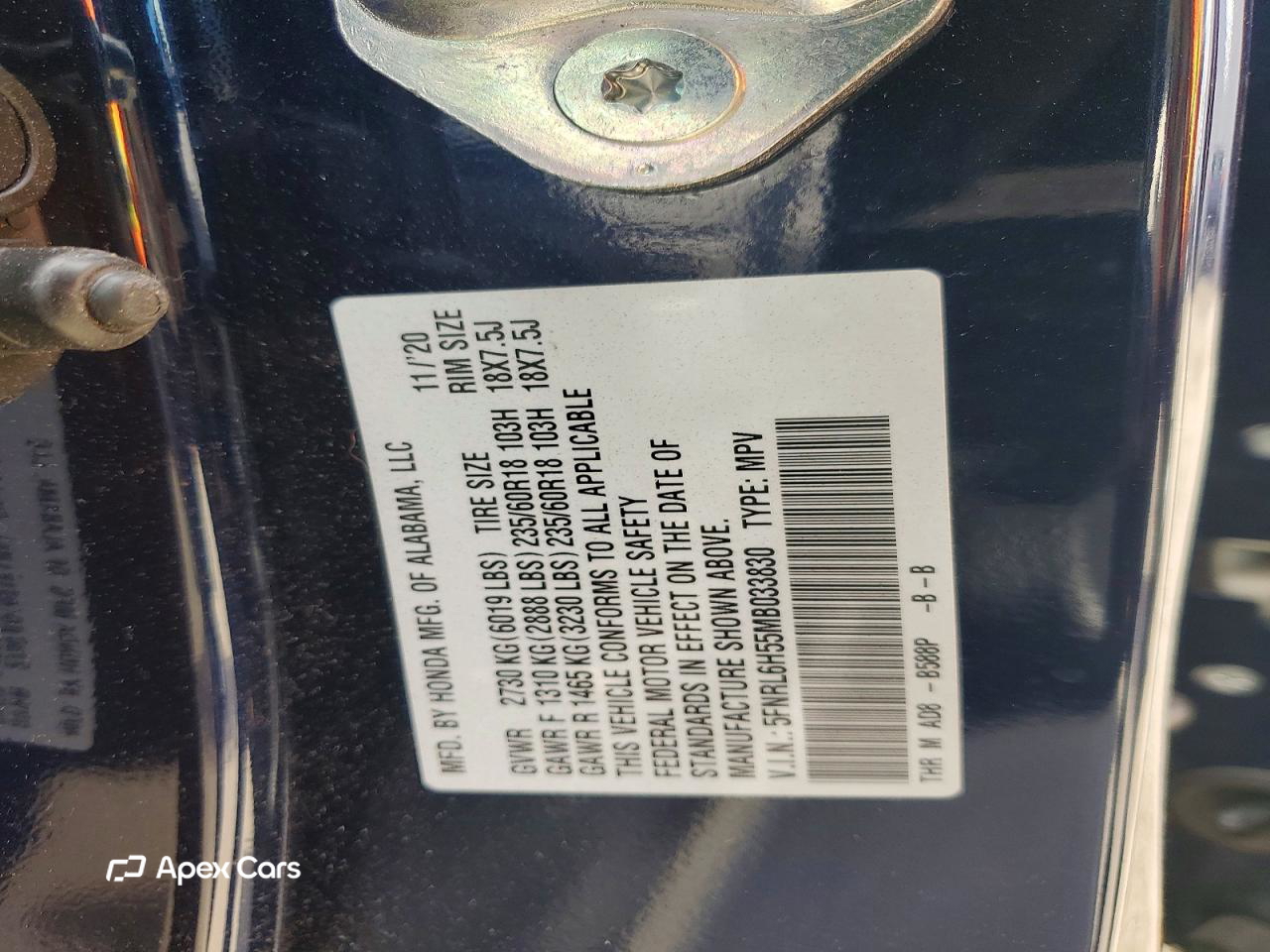 Honda Odyssey 2021