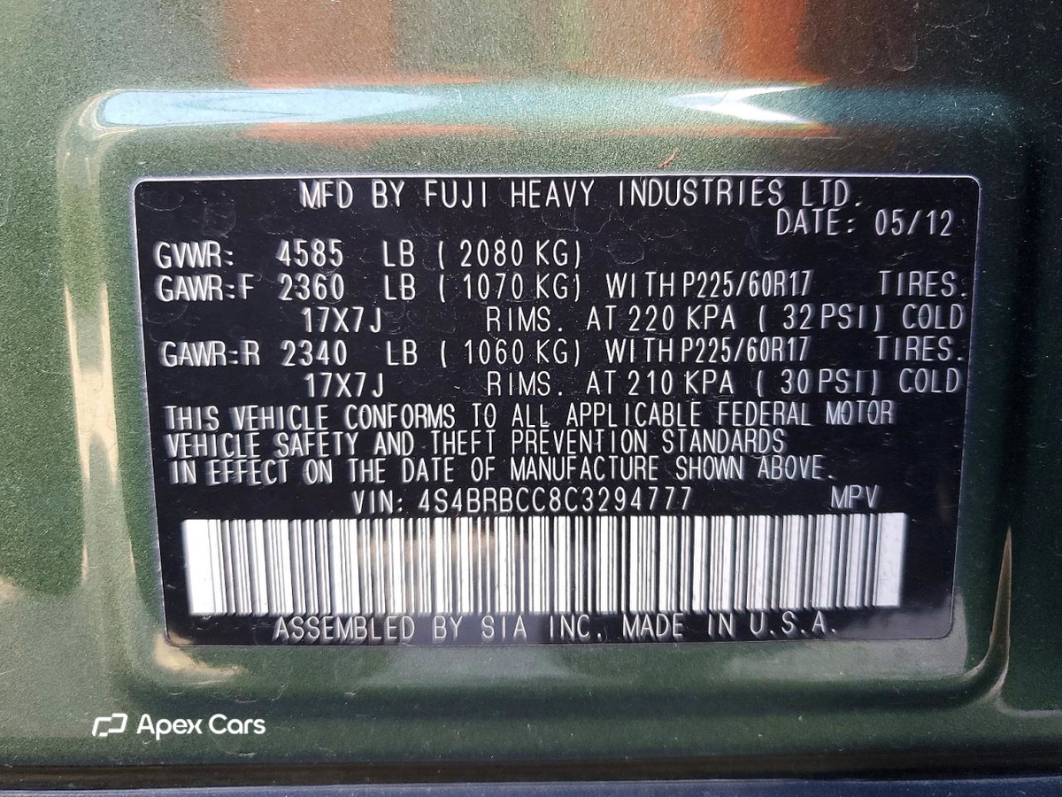 Subaru Outback 2012