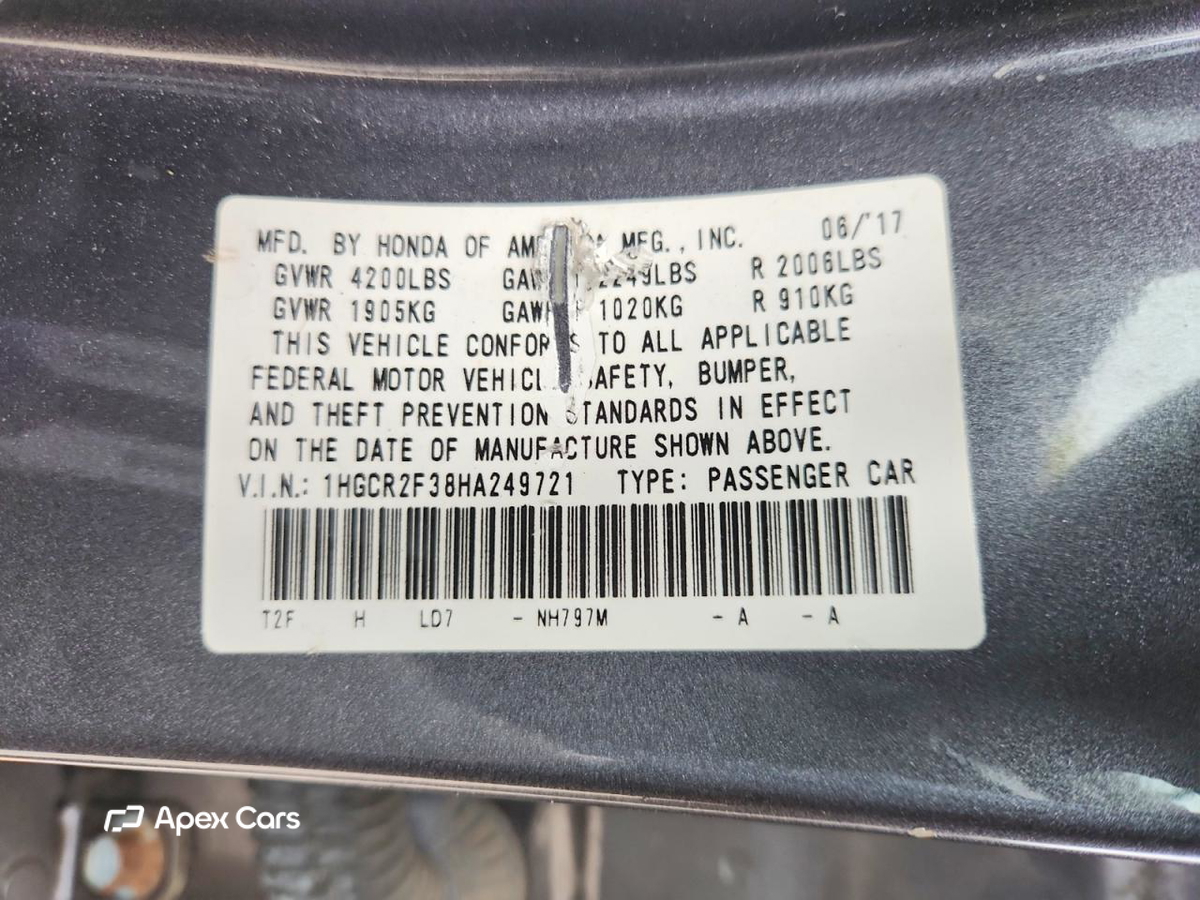 Honda Accord 2017