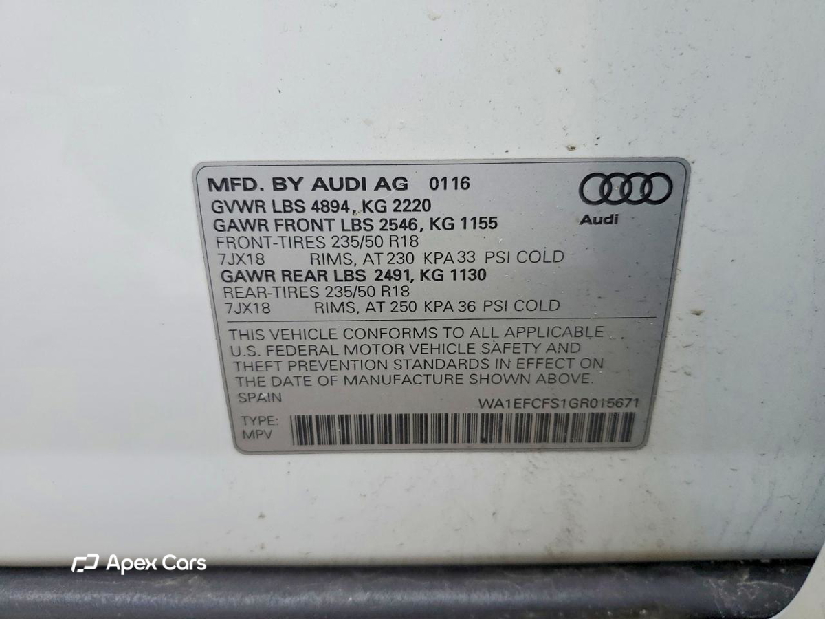 Audi Q3 2016
