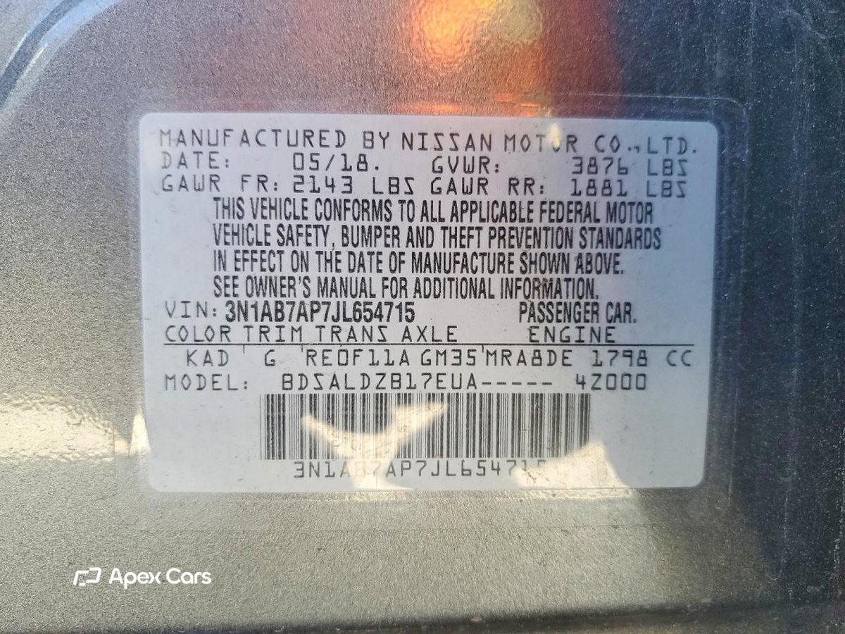 Nissan Sentra 2018