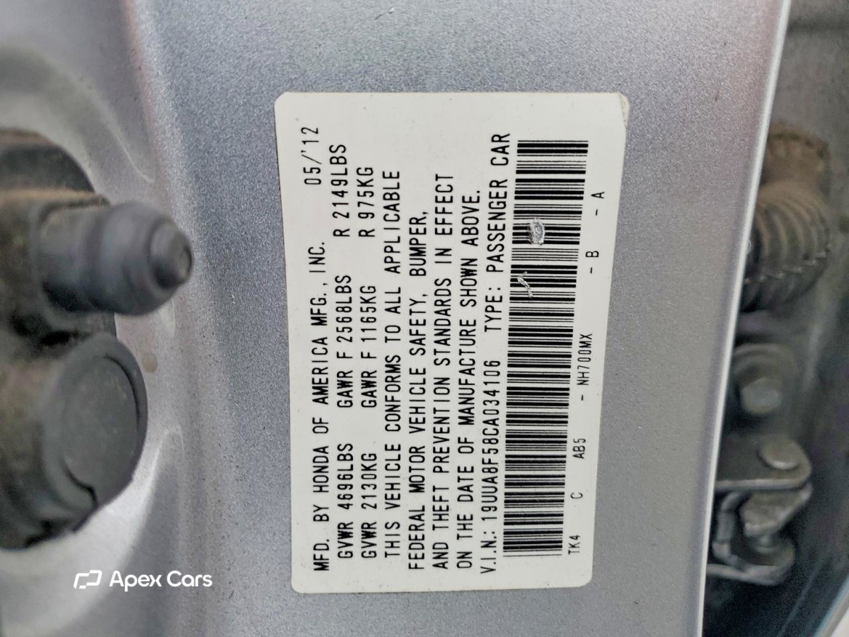 Acura TL 2012