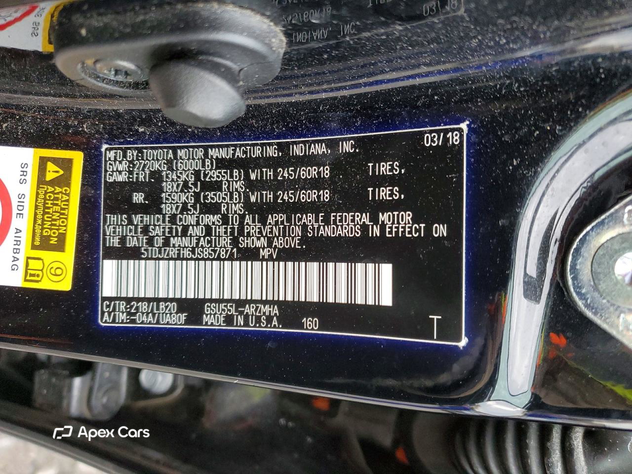 Toyota Highlander 2018