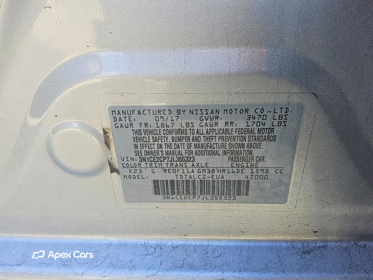 Nissan Versa 2018