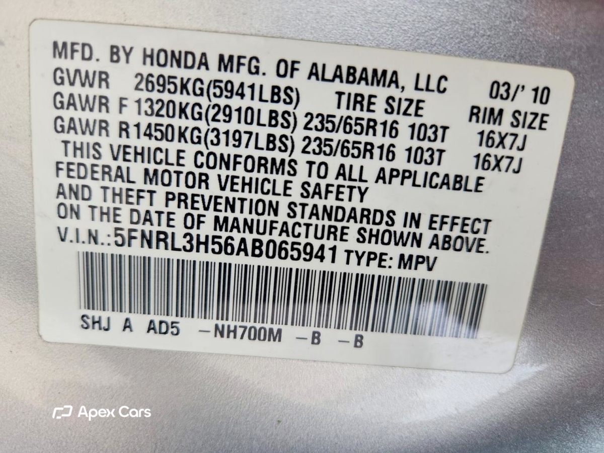 Honda Odyssey 2010