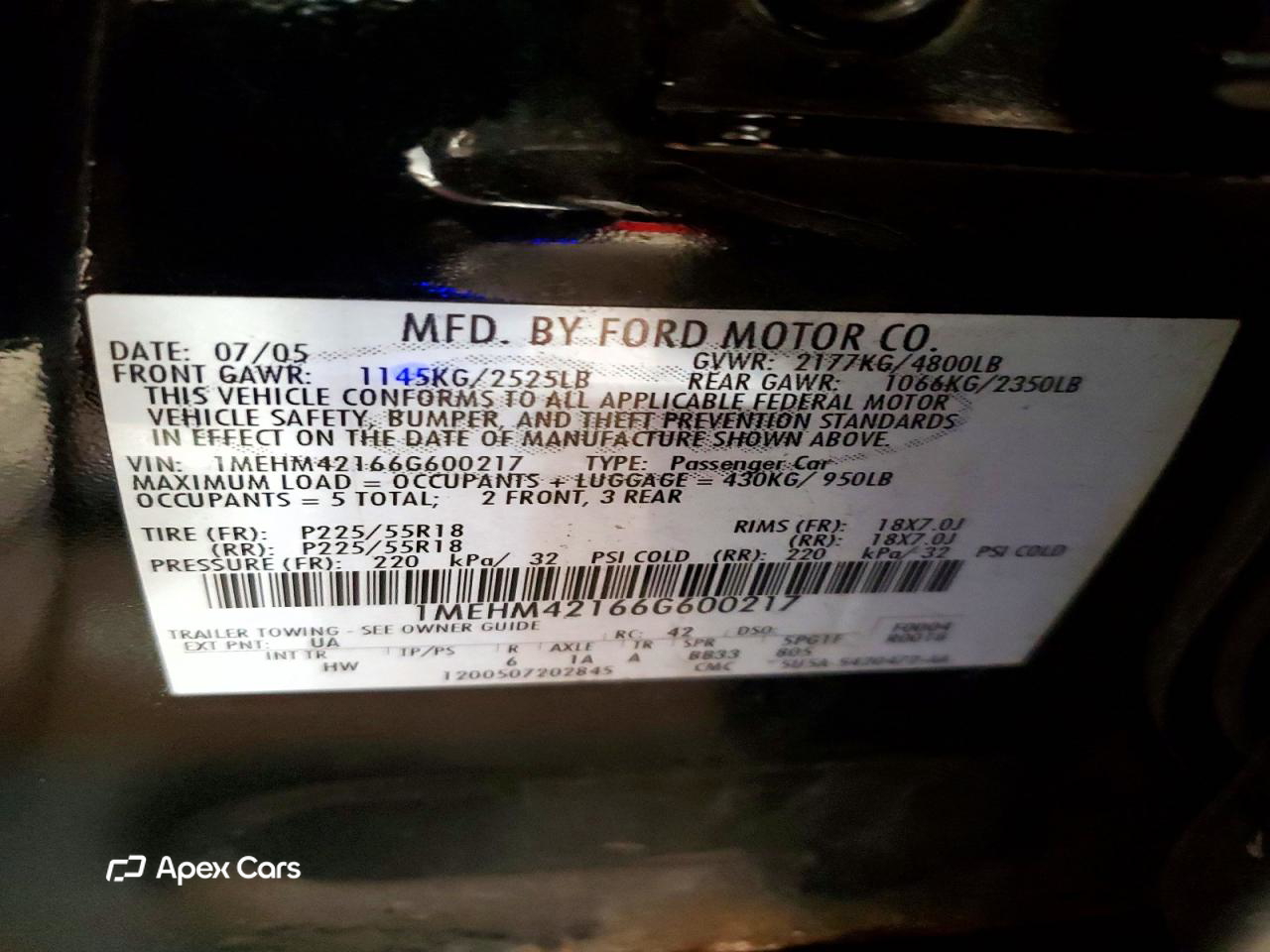 Mercury Montego 2006