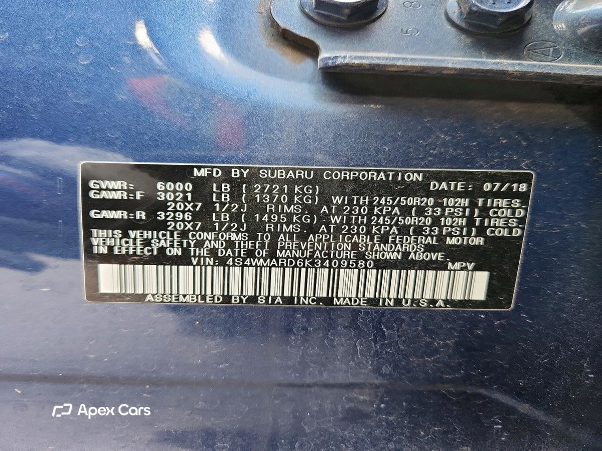 Subaru Ascent 2019