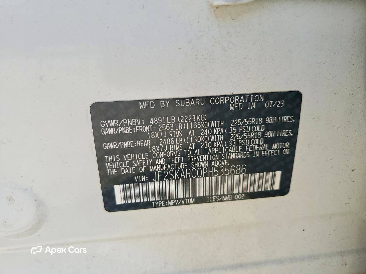 Subaru Forester 2023