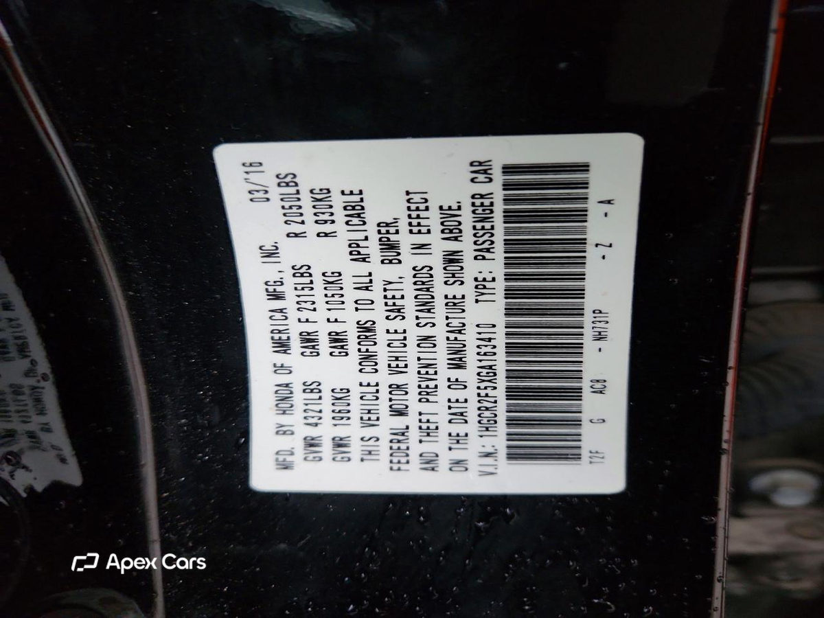 Honda Accord 2016