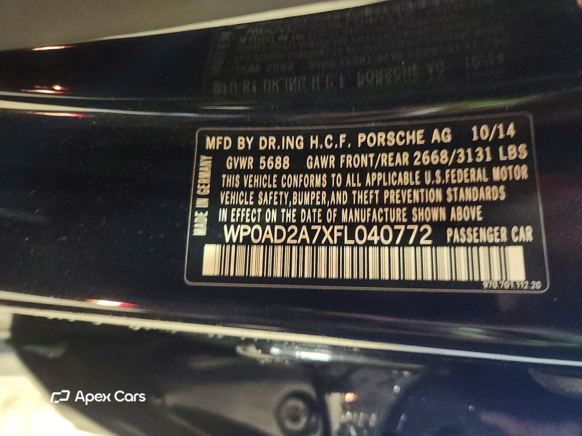 Porsche Panamera 2015