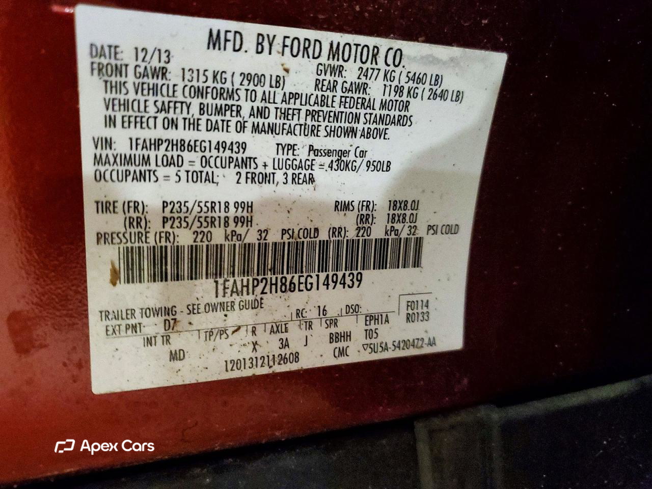 Ford Taurus 2014