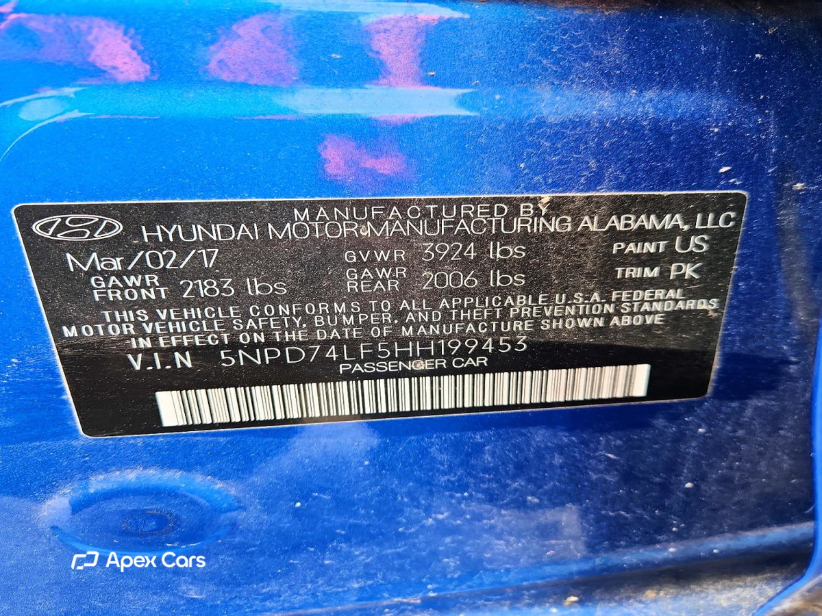 Hyundai Elantra 2017