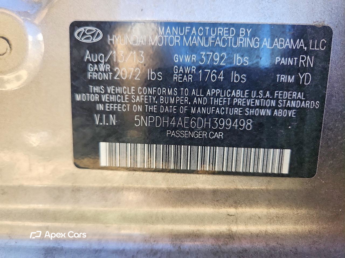 Hyundai Elantra 2013