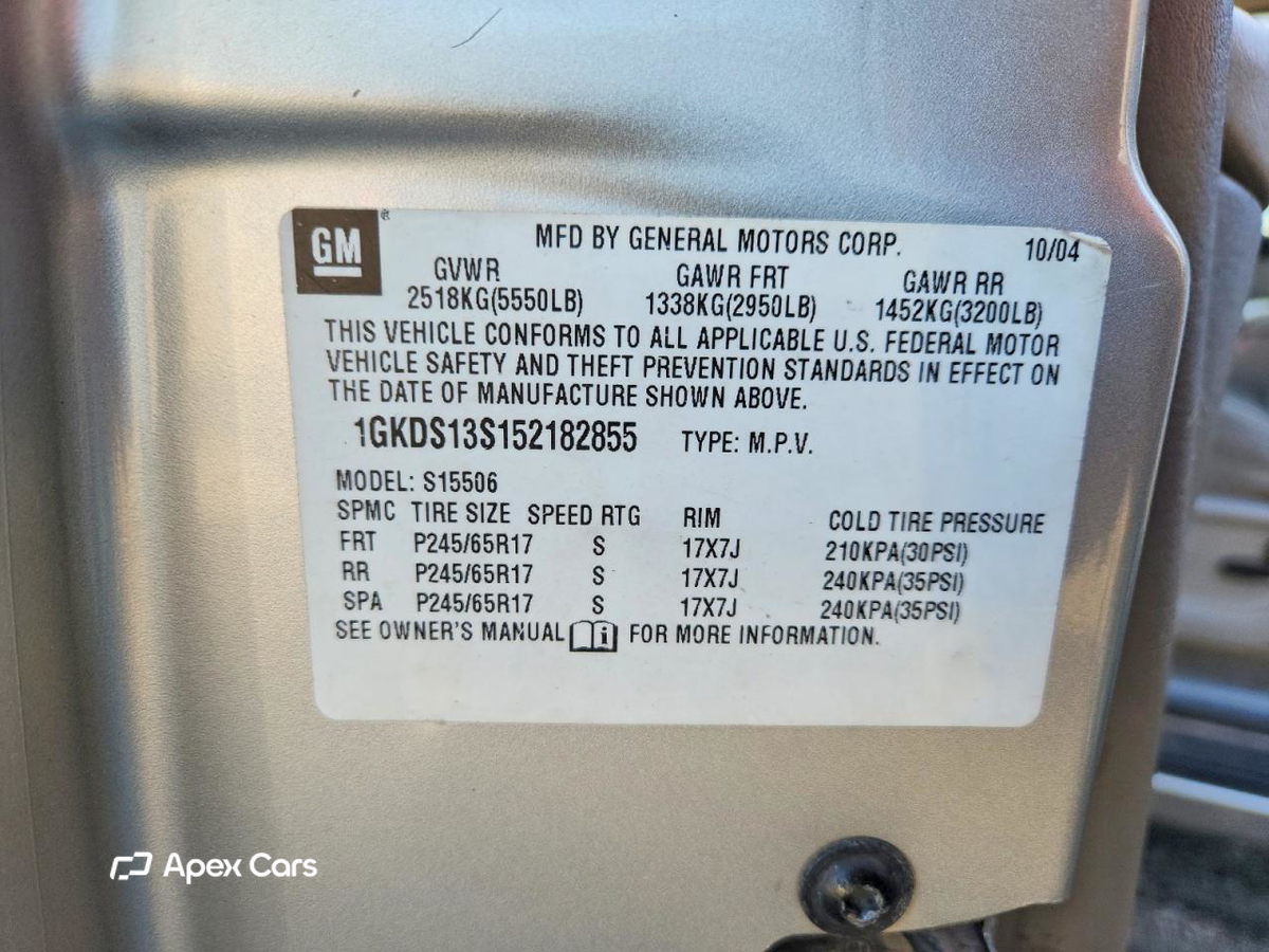GMC Envoy 2005