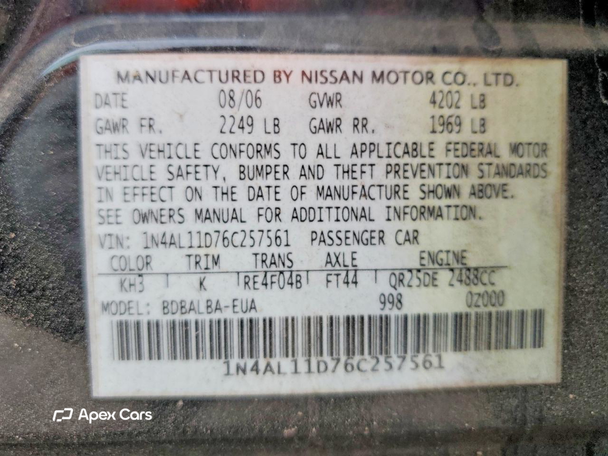 Nissan Altima 2006