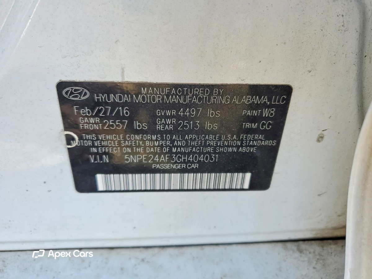 Hyundai Sonata 2016