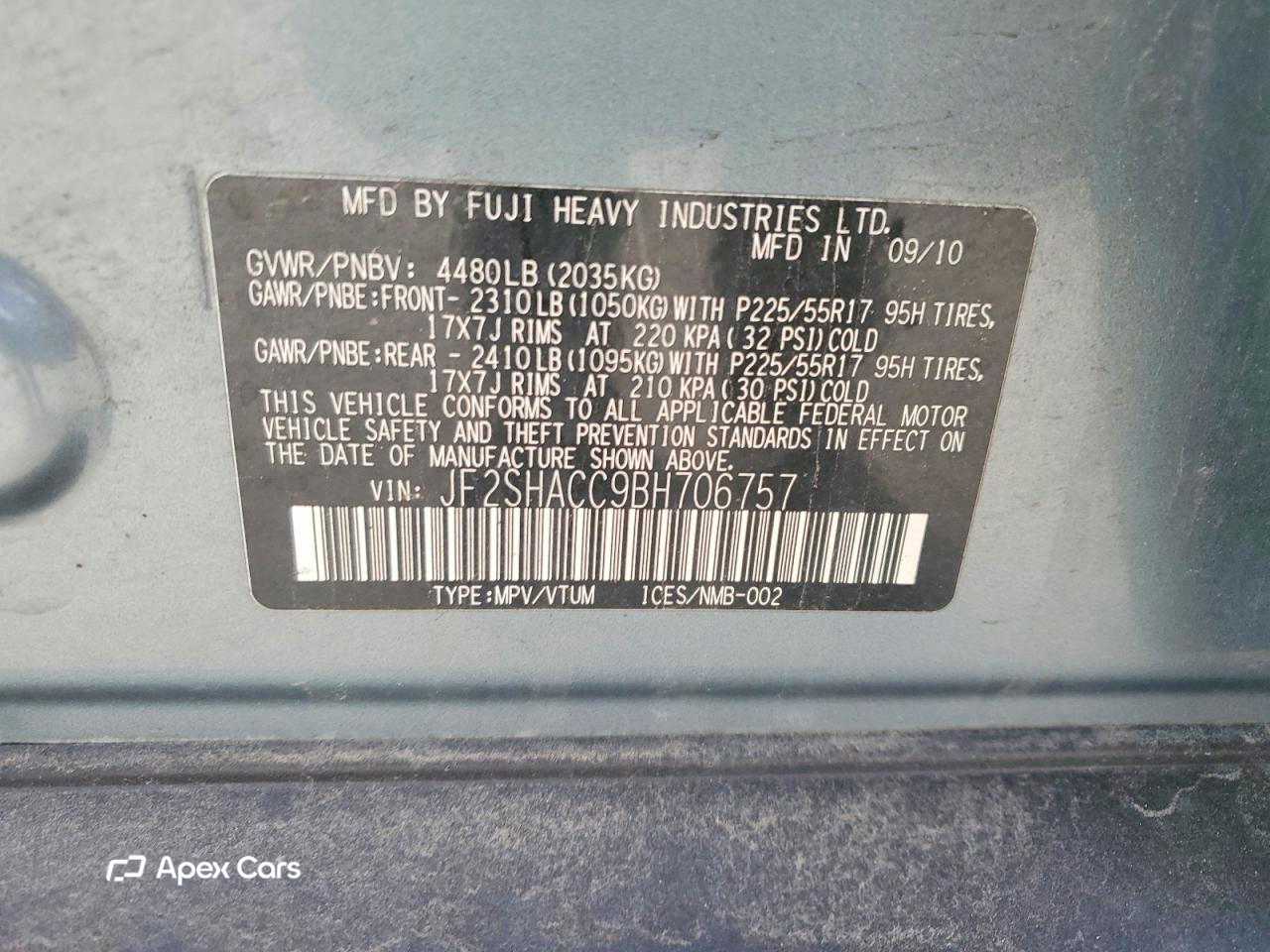 Subaru Forester 2011