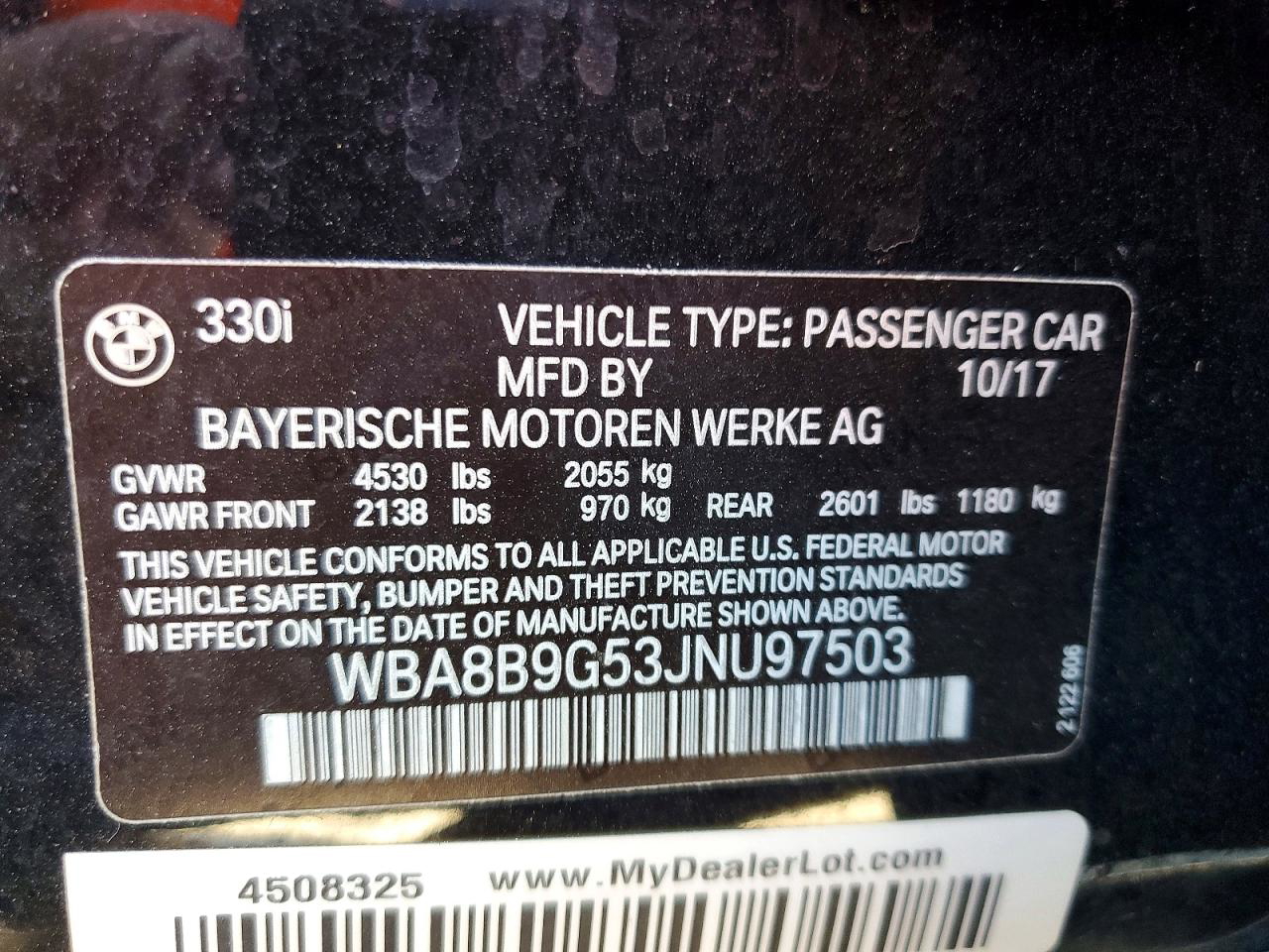 BMW Series 3 2018