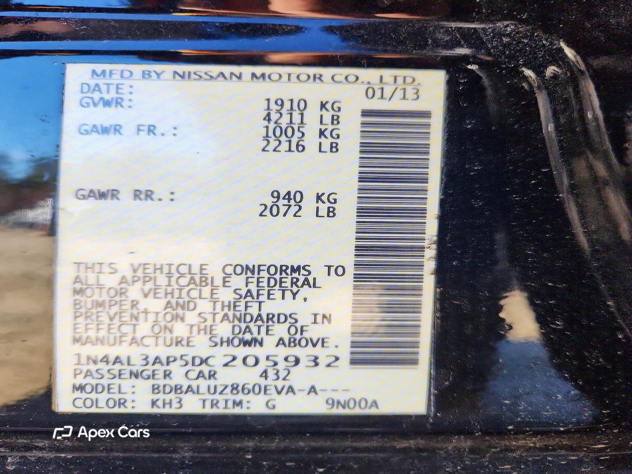 Nissan Altima 2013