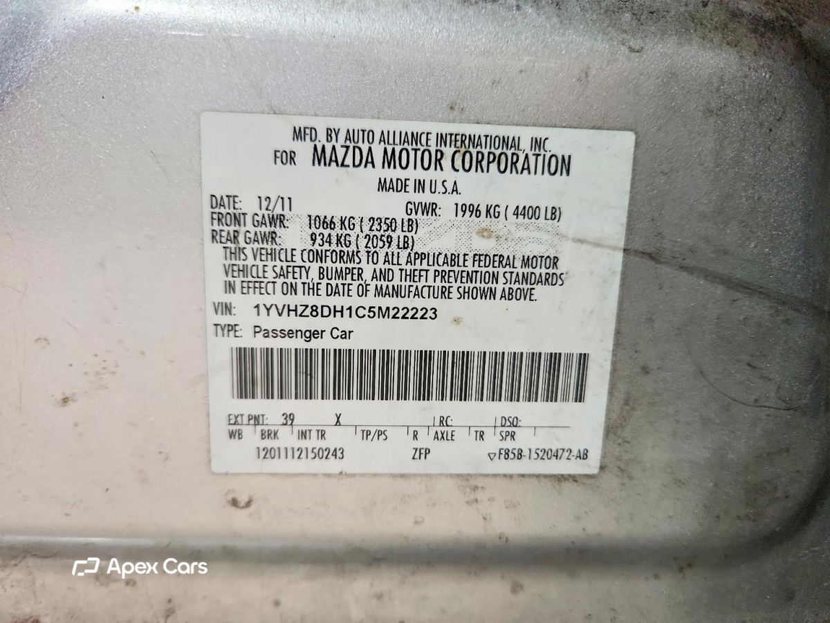 Mazda 6 2012