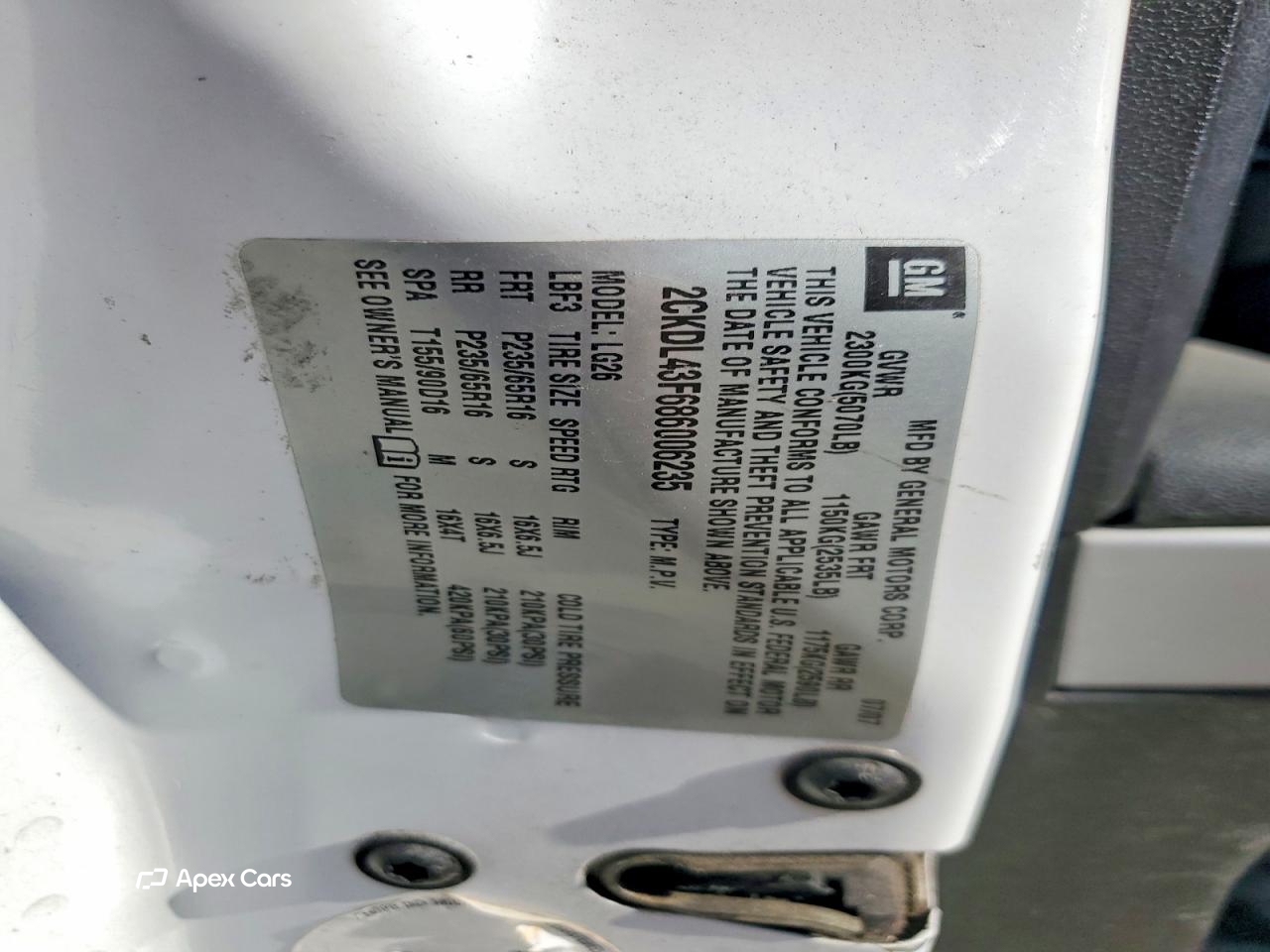 Pontiac Torrent 2008