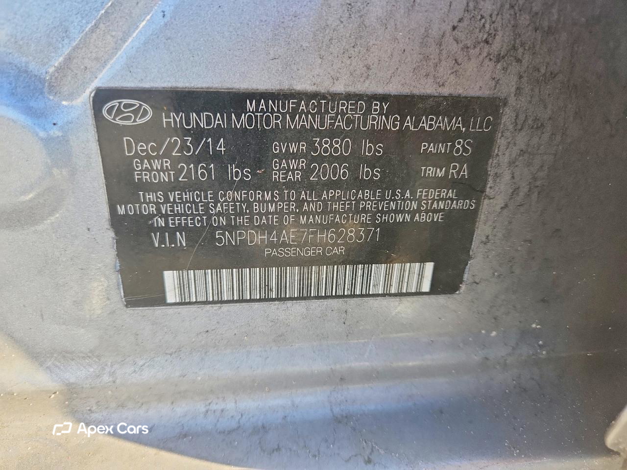 Hyundai Elantra 2015