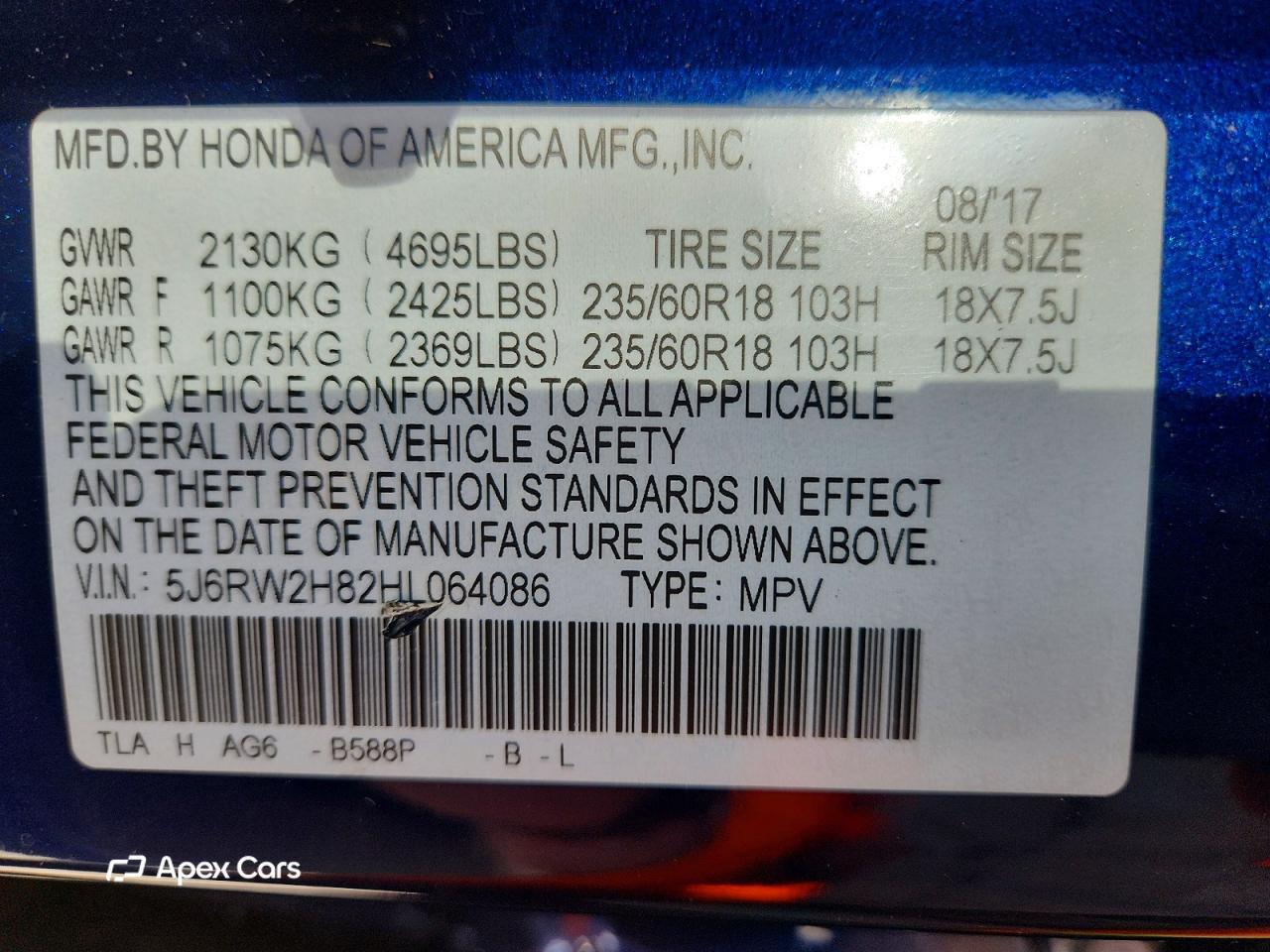 Honda CR-V 2017