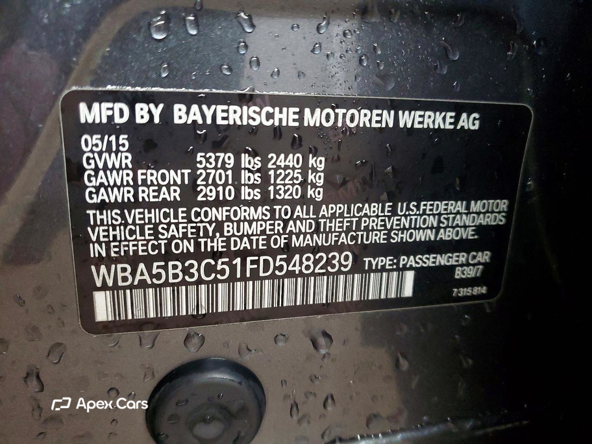 BMW Series 5 2015
