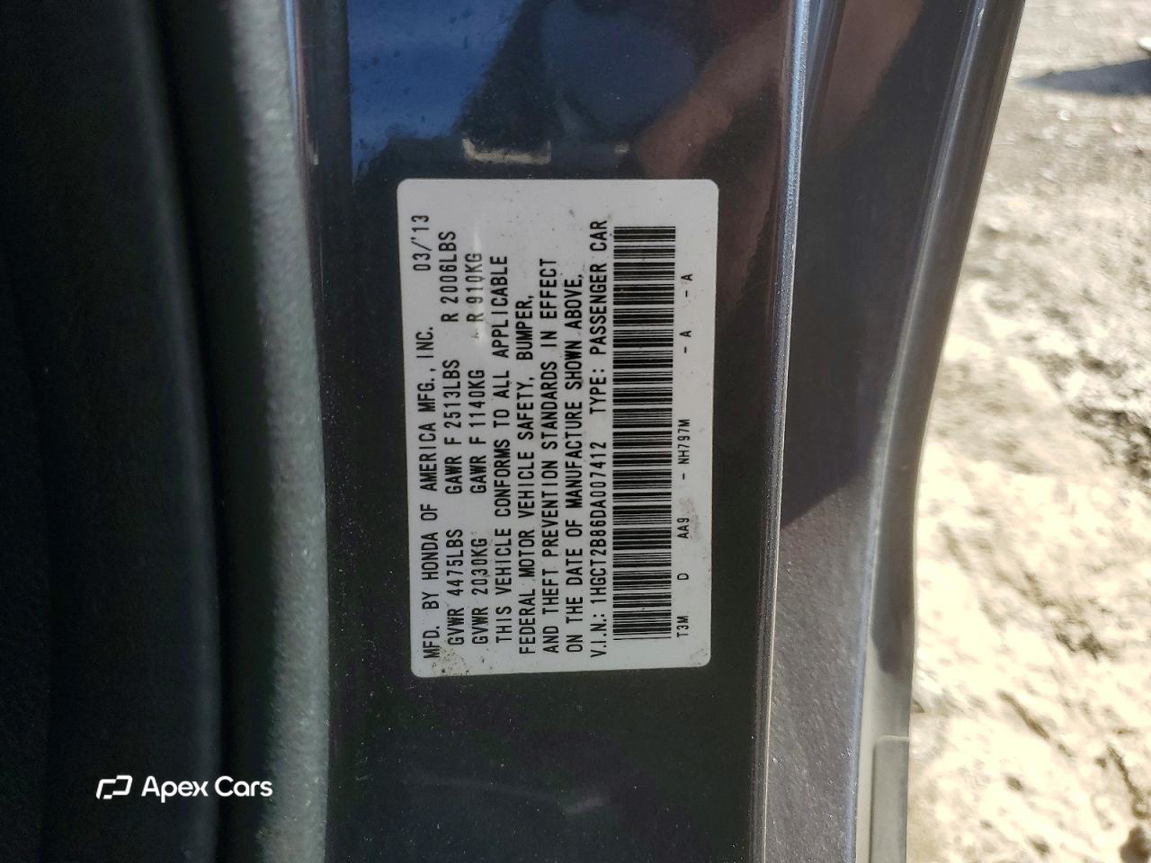 Honda Accord 2013