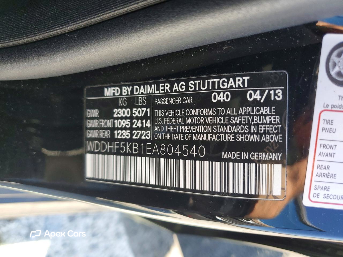 Mercedes-Benz E-klasse 2014