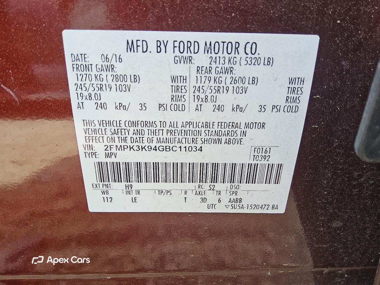 Ford Edge 2016
