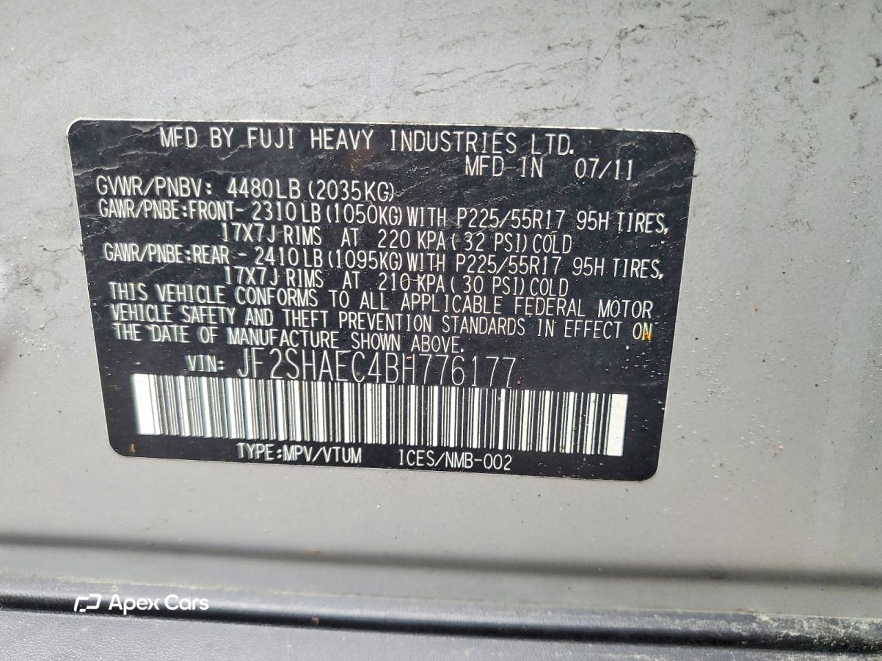 Subaru Forester 2011