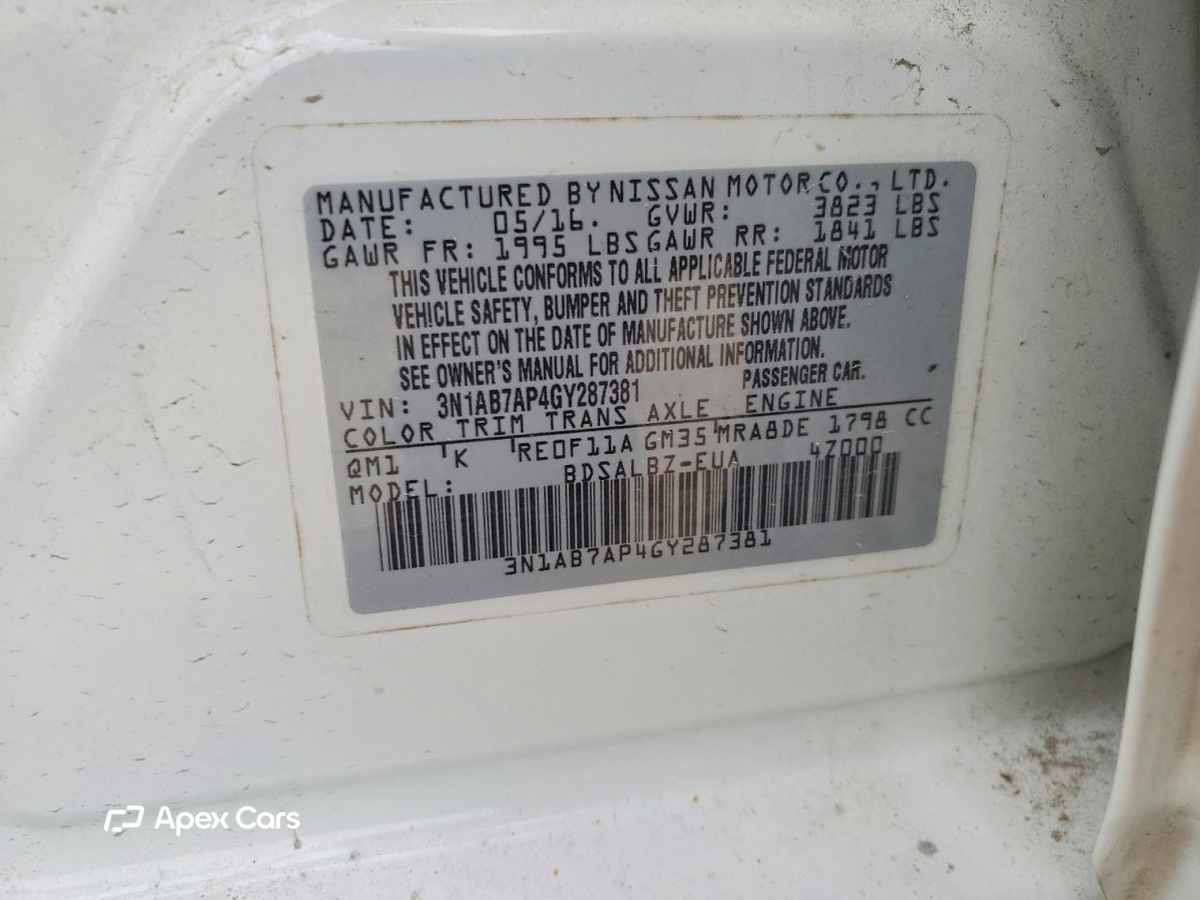 Nissan Sentra 2016