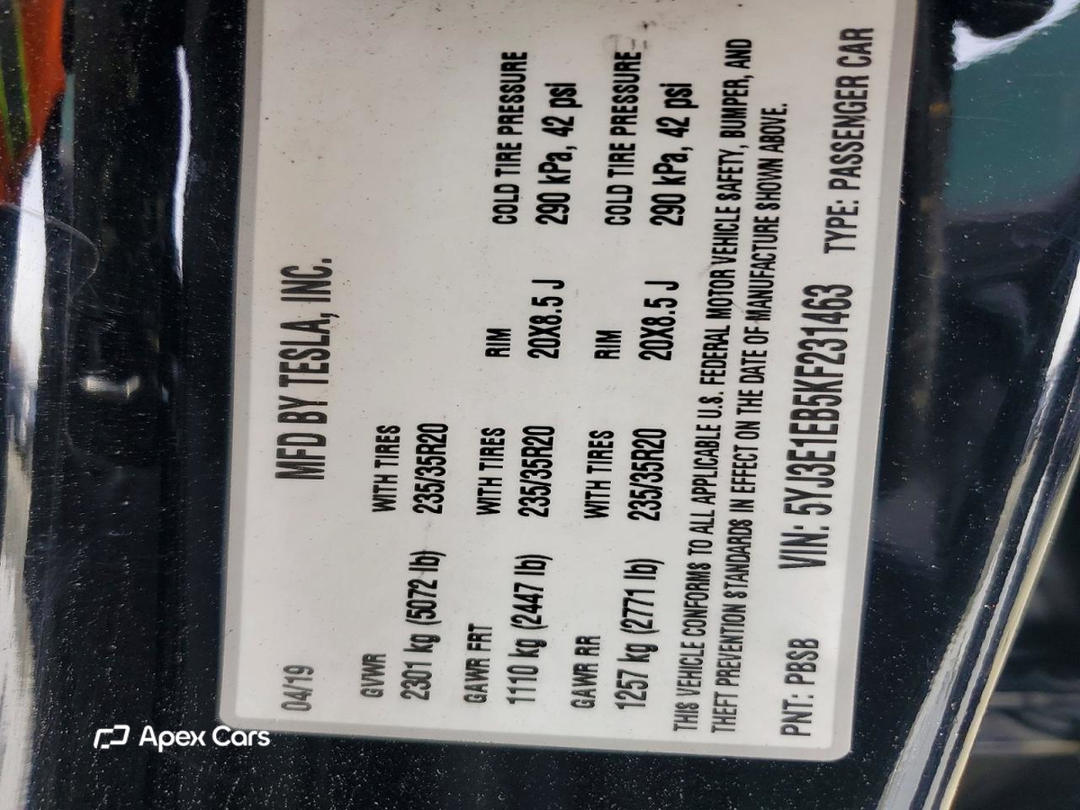 Tesla Model 3 2019