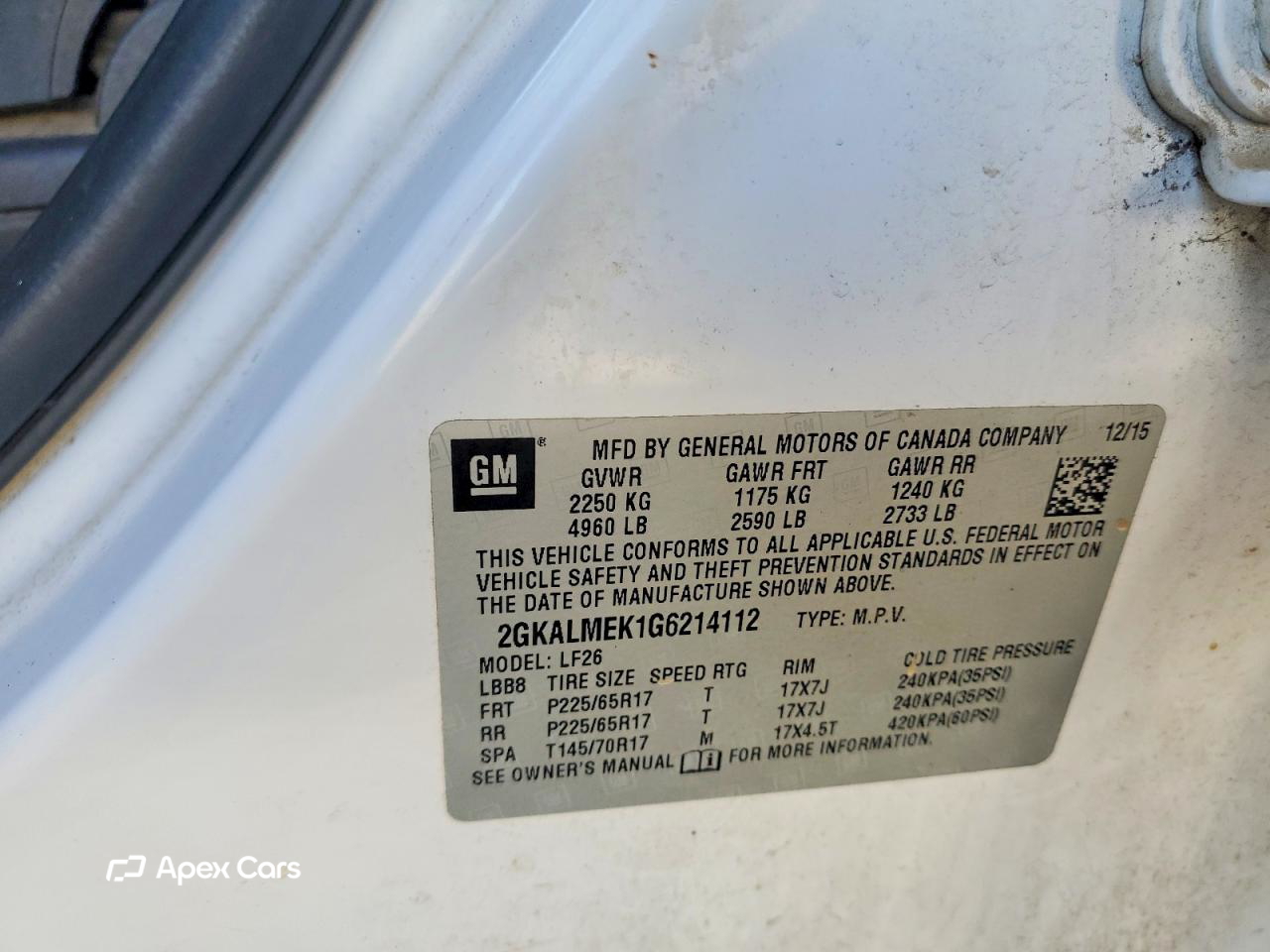 GMC Terrain 2016