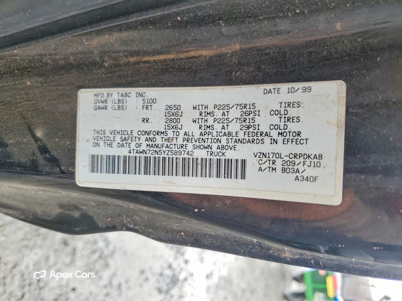 Toyota Tacoma 2000