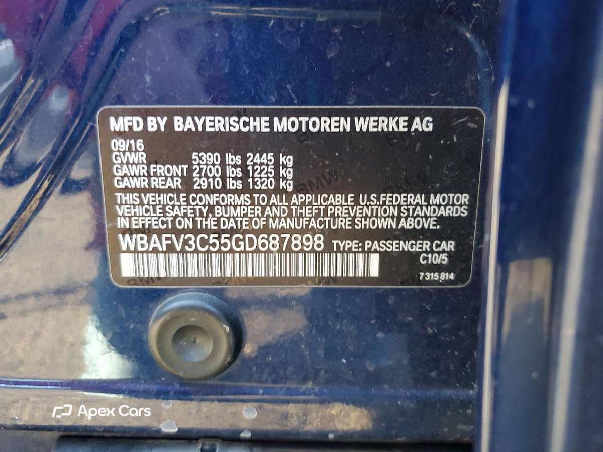 BMW Series 5 2016