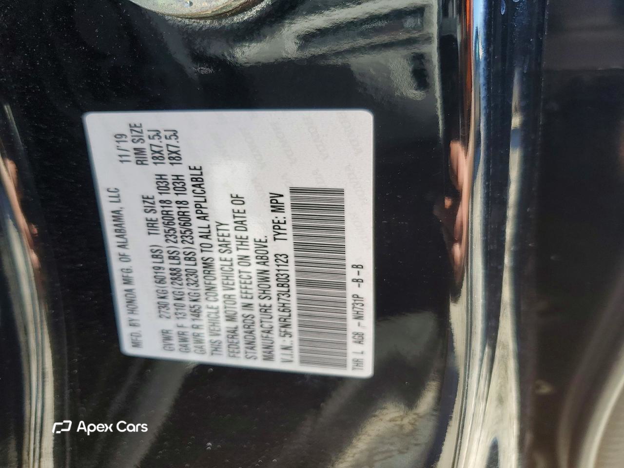 Honda Odyssey 2020