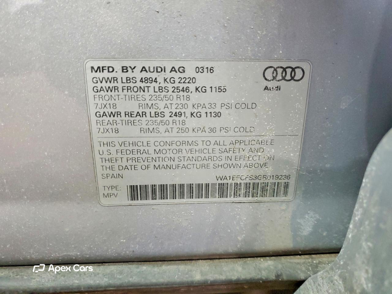 Audi Q3 2016