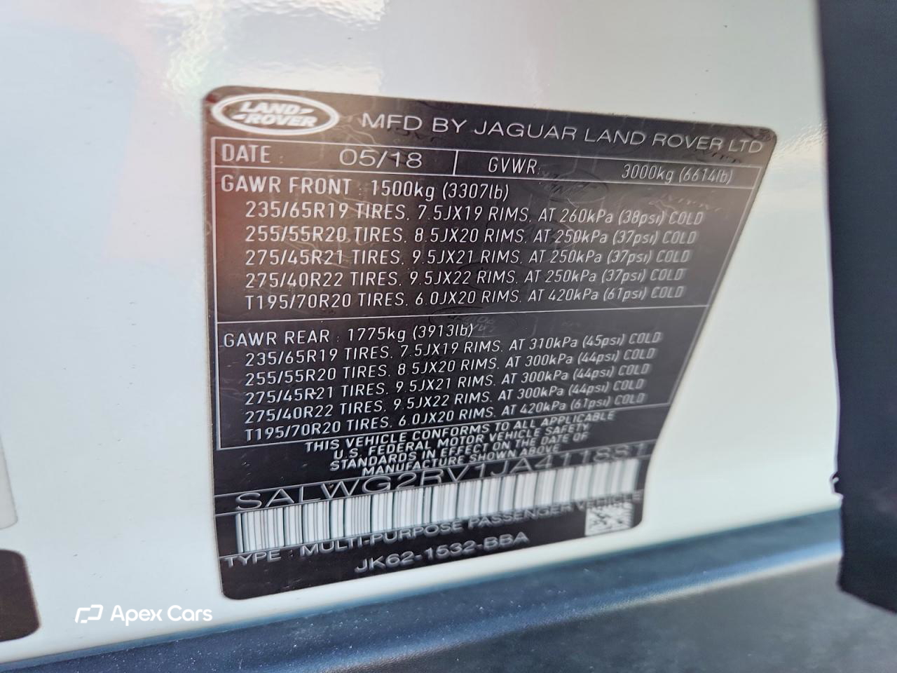 Land Rover Range Rover 2018